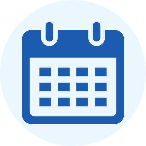 Confidence building schedule icon