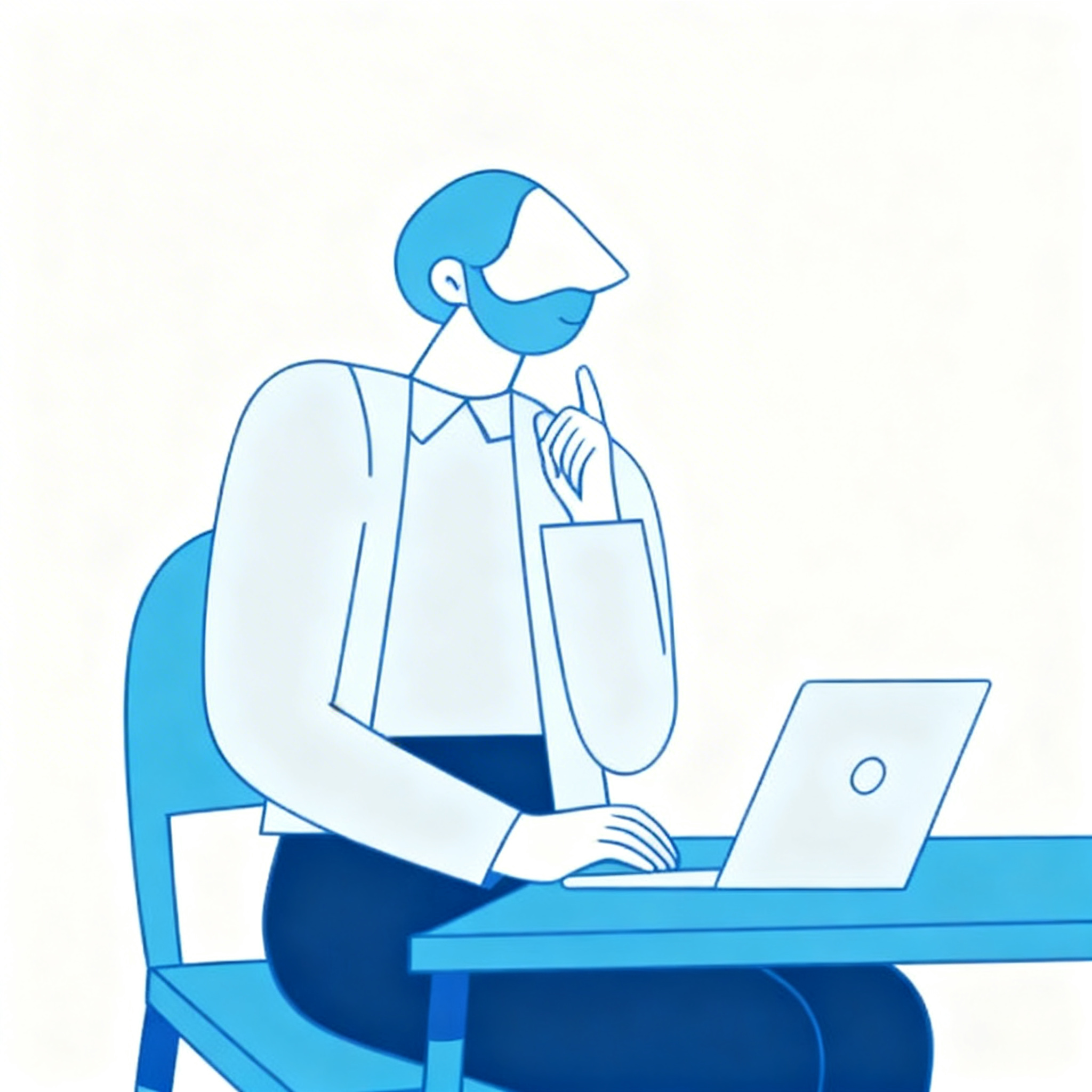 Pharmacist with laptop